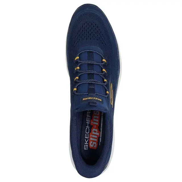 Skechers Slip-Ins Bungee Sneaker Summits (233045-NVYL) - Μπλέ 3