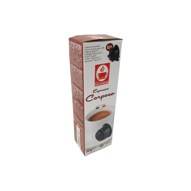 Κάψουλες Caffitaly Corposo Tiziano Bonini Espresso - 10 τεμ.