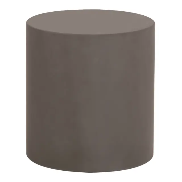 ΤΡΑΠΕΖΙ ΒΟΗΘΗΤΙΚΟ ΣΤΡΟΓΓΥΛΟ FB96592.01 ΓΚΡΙ FIBER CEMENT Φ40x43Υεκ. 3