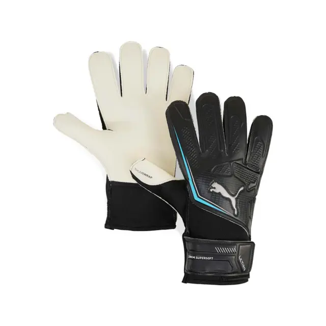 Puma Adult Ultra Play Regular Cut Goalkeeper Gloves Μαύρο - Μπλε 041952-08 (Puma)