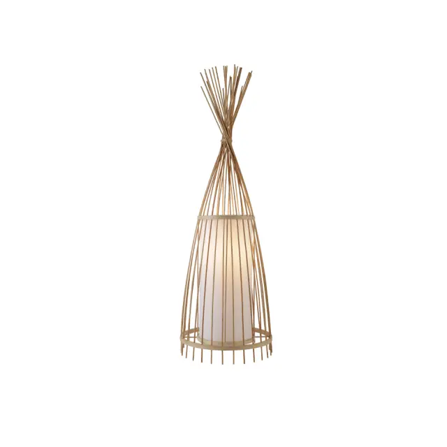AcaLights ΕΠΙΔΑΠΕΔΙΟ Φ/Σ 1ΧΕ27 BAMBOO D30XH100CM SERIFOS