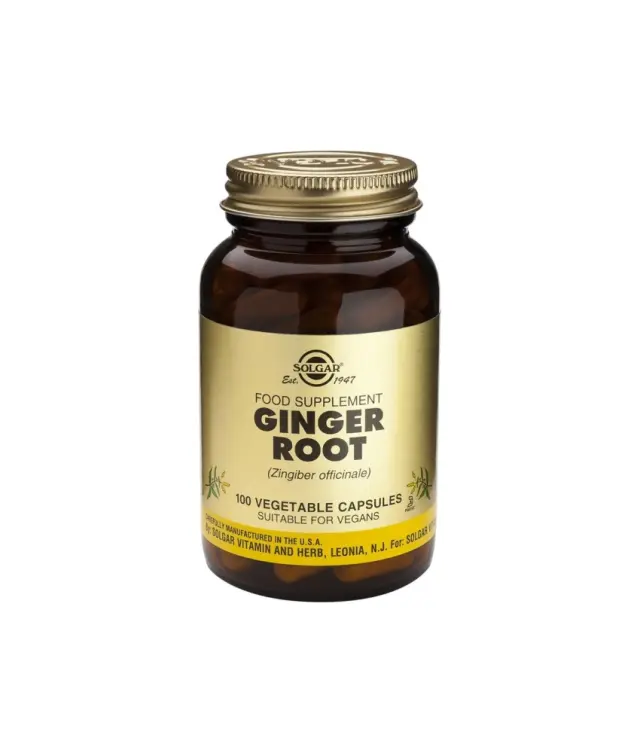 Solgar Ginger 520mg 100 φυτικές κάψουλες