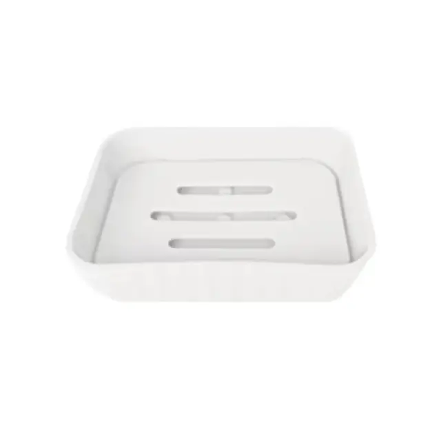 Σαπουνοθήκες μπάνιου πλαστικές - Σετ 9pcs - White - 21532