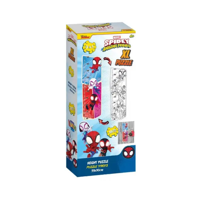 Luna Puzzle Μέτρησης Ύψους XL & Χρωματισμού 25 τεμ. Spidey & his Amazing Friends (000508468)