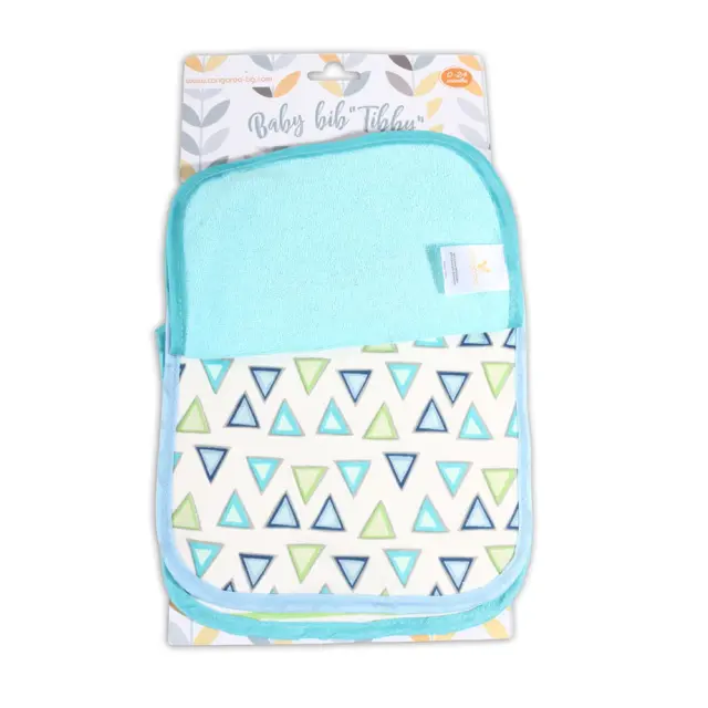 Σαλιάρα Βρεφική 3 τεμ. Tibby Blue Cangaroo 3800146264017 3