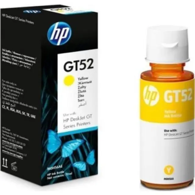 HP Μελάνι Inkjet GT52 Yellow (M0H56AE) (HPM0H56AE) HEWLETT PACKARD