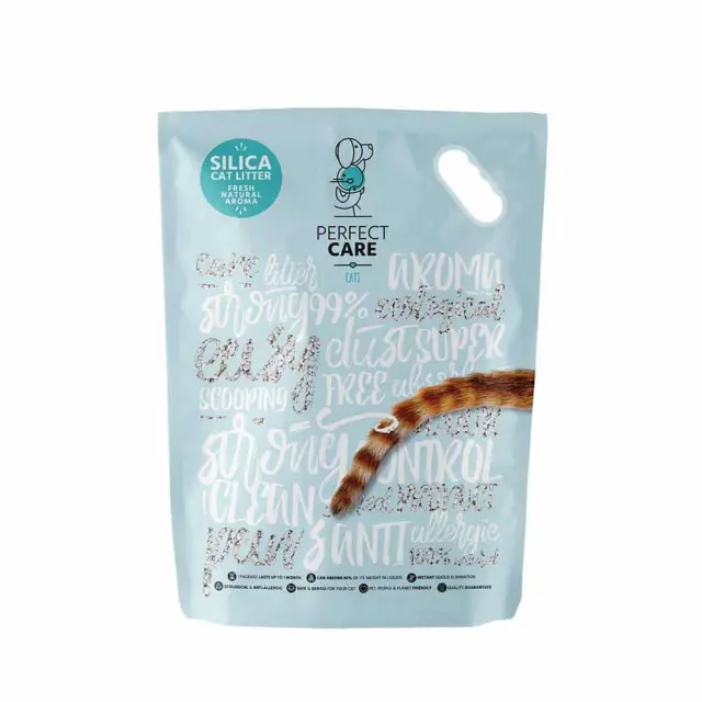 Perfect Care Silica Cat Litter Κρυσταλλική Άμμος Σιλικόνης για Γάτες με Φυσικό Άρωμα 20lt Μονόχρωμο