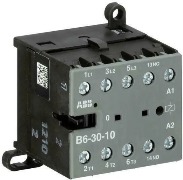 B6-30-10-80 Mini Contactor 220 ... 240 V AC - 3 NO - 0 NC - Screw Terminals