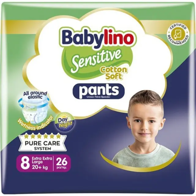 Πάνες Babylino Pants Unisex Economy No8 (20+kg) 26τεμ