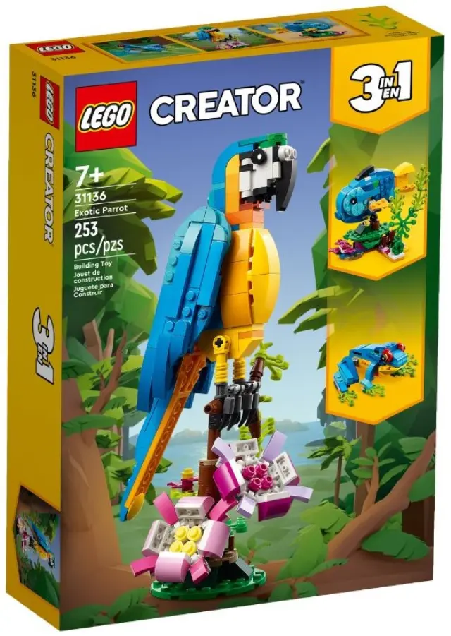 LEGO Creator 3in1 Exotic Parrot (7+ ετών) 31136