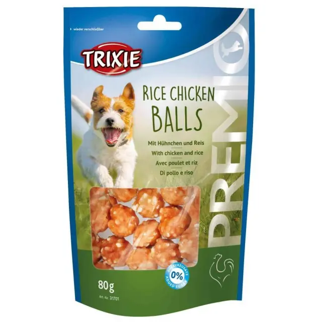 Trixie Premio Λιχουδιές Μπάλες με Κοτόπουλο & Ρύζι 80gr