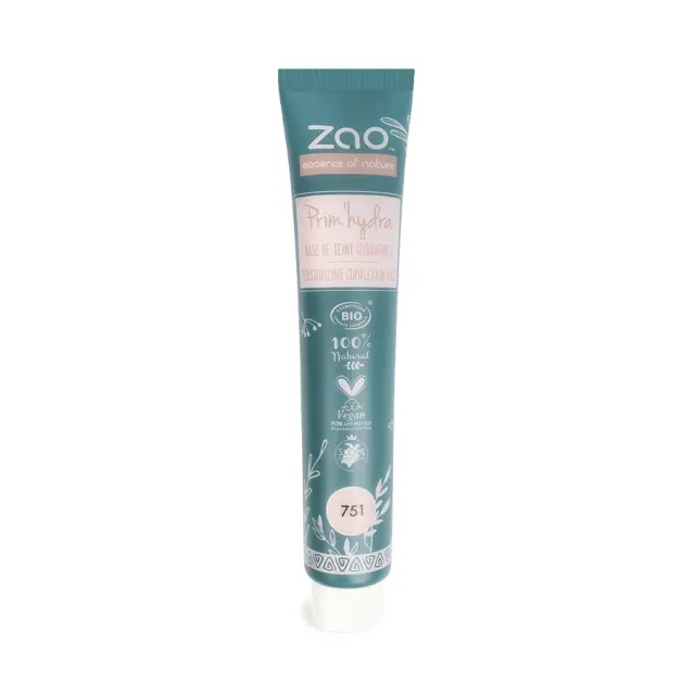 Zao Organic Prim’hydra Base 751 – Βιολογική Ενυδατική Βάση Μακιγιάζ