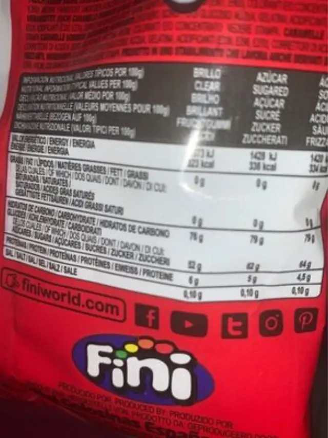 Fini Σκουλήκια Ζελέ (No Fat - Gluten Free - 90gr) 3