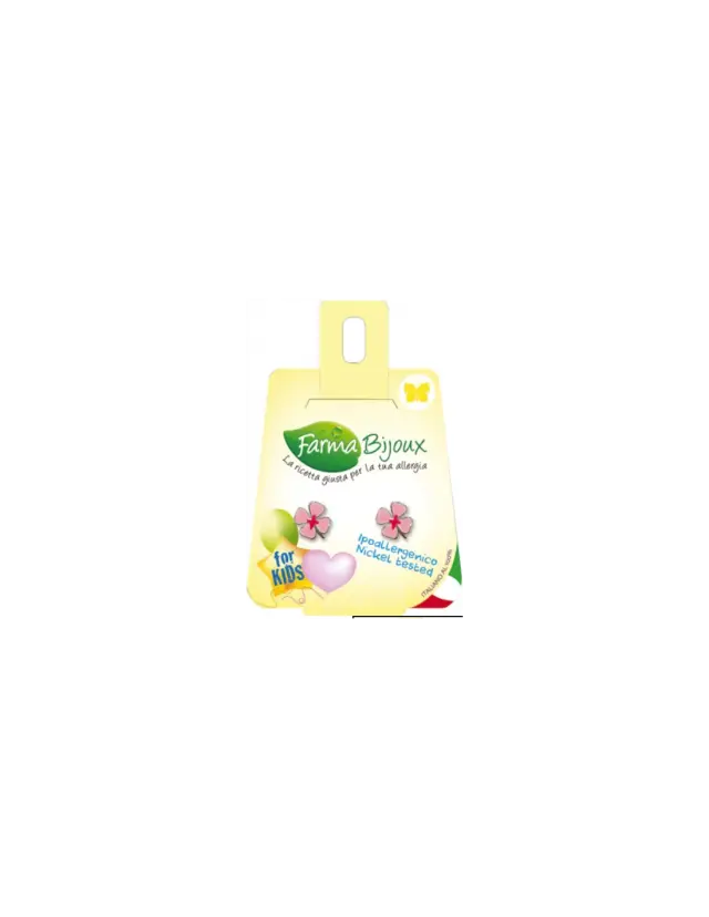 Farma Bijoux Υποαλλεργικά Σκουλαρίκια Παιδικό Ροζ Λουλουδάκι (BE A-553) 2