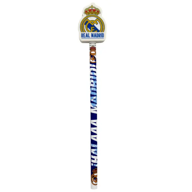 Μολύβι με topper σβήστρα Real Madrid pen with eraser TP92-01RM