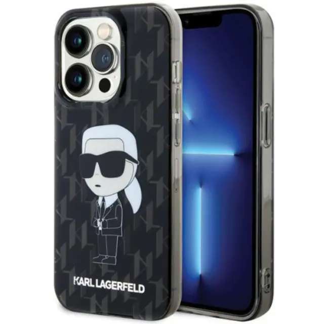 Karl Lagerfeld Monogram Ikonik Back Cover Διάφανο (iPhone 15 Pro)
