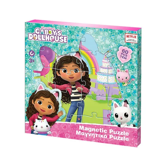Luna Μαγνητικό Puzzle 60 τεμ. Gabbys Dollhouse (000574114)