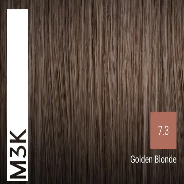 Sensus M3K Permanent Hair Color 7.3 Golden Blonde 100ml - (μόνιμη βαφή ντορέ ξανθό) 2