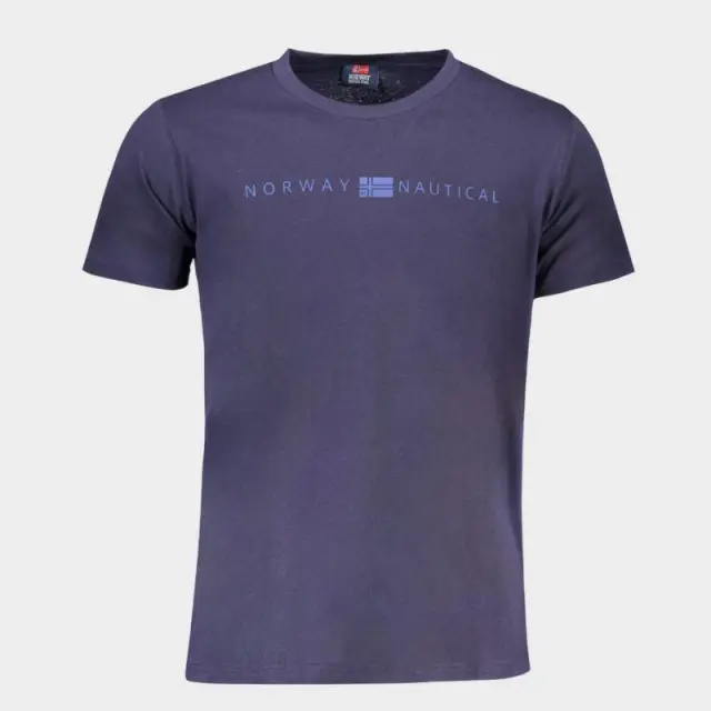 Norway Nautical School - Ανδρικό T-shirt Κοντομάνικο 846011-BLU Μπλε Σκούρο - 2XL