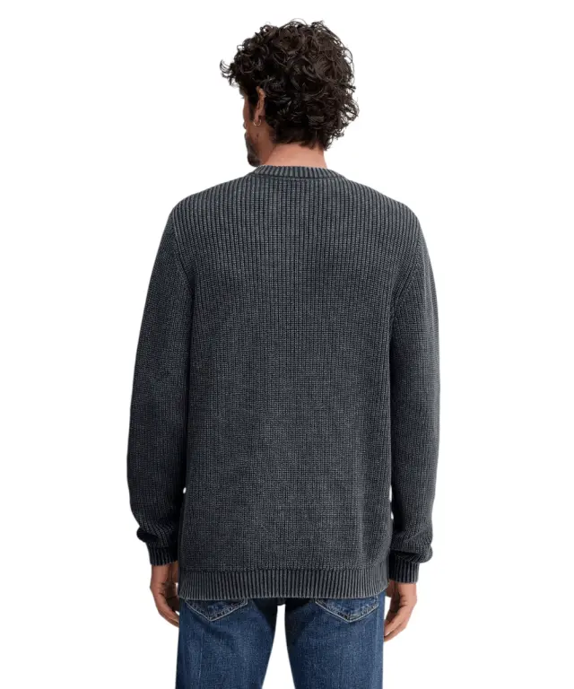Pepe Jeans - Ανδρικό Πουλόβερ Βαμβακερό Neck Jumper PM7000022-594 Μπλε Σκούρο - S 3