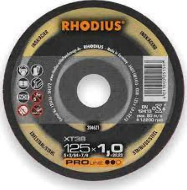 Rhodius ΧΤ10 125Χ1 - Δίσκος Κοπής Inox
