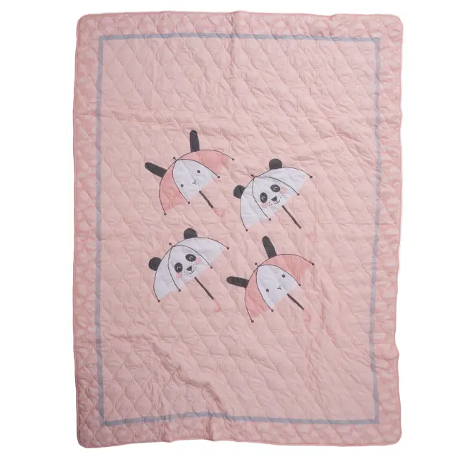Κουβερλί 160x220 Μονό Das Home 4878 Γκρι-Λευκό-Ροζ 100% Microfiber 3