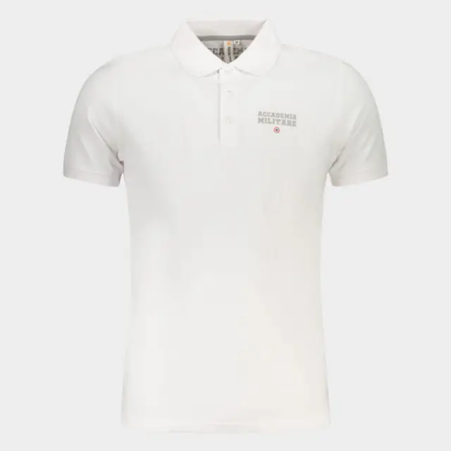 Accademia Militare - Ανδρικό Polo Army 1659 S5S632-5584-001 Λευκό - 2XL