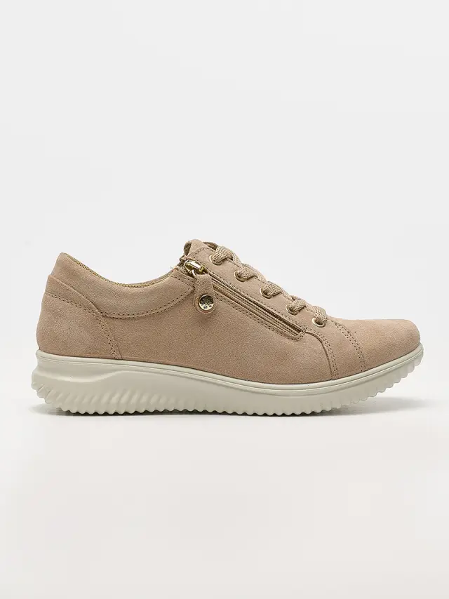 Imac Sneakers Γυναικείο δέρμα Nubuck Μπεζ IMA/556050 VISONE 3