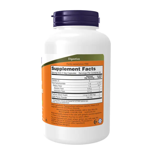 Now Foods Psyllium Husk 750 mg 2