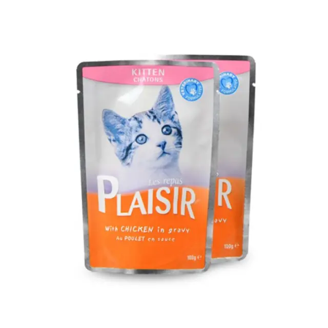 Plaisir Kitten με Κοτόπουλο σε Σάλτσα 100gr