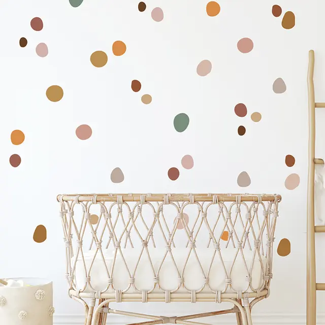 Sipo Boho Dots Αυτοκόλλητα Τοίχου