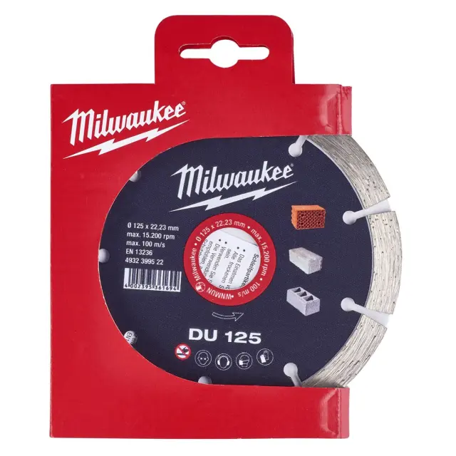 Milwaukee 4932399522 - Διαμαντόδισκος DU 125x22 3