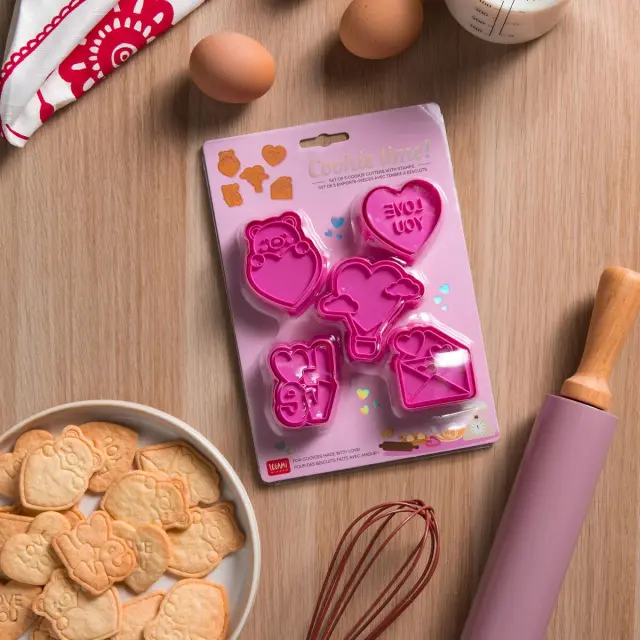 Φόρμες Κοπής Μπισκότων Valentine Cookie Time Set 5 / VCC0001 (Legami) 3