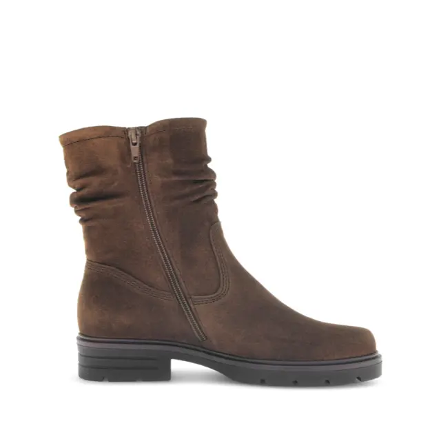 Gabor Μποτάκια Γυναικείο δέρμα Nubuck Καφέ GAB/74655 18-WHISKY