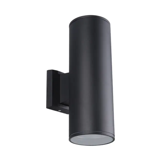 Let Φωτιστικό τοίχου Up/down 2xE27/Par30 IP54 ø10.8x30x17.5cm μαύρο