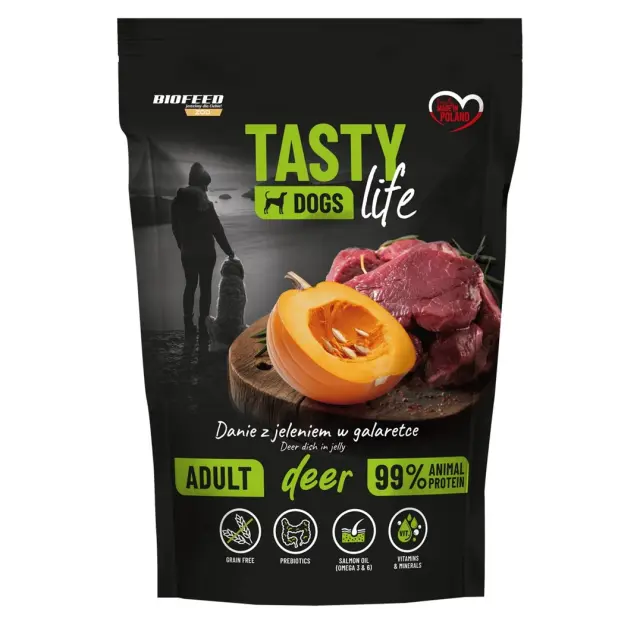 BIOFEED Tasty Dogs Life Deer - wet dog food - 150g