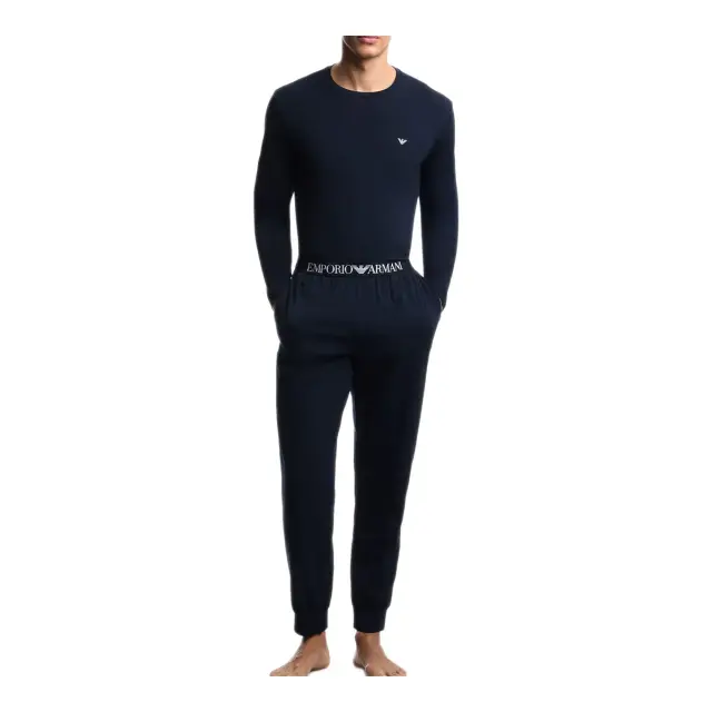Emporio Armani Ανδρική Πυτζάμα Eagle Logo, Χρώμα Armani Blue 2