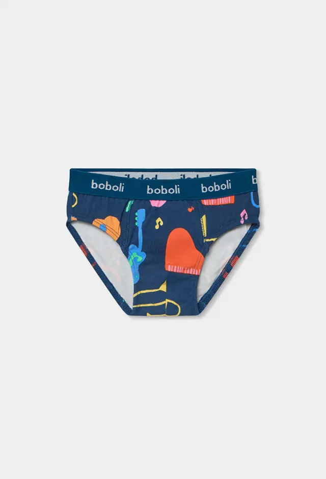 Boboli Pack 3 slips πλεκτό για αγόρι 683030-9776 2