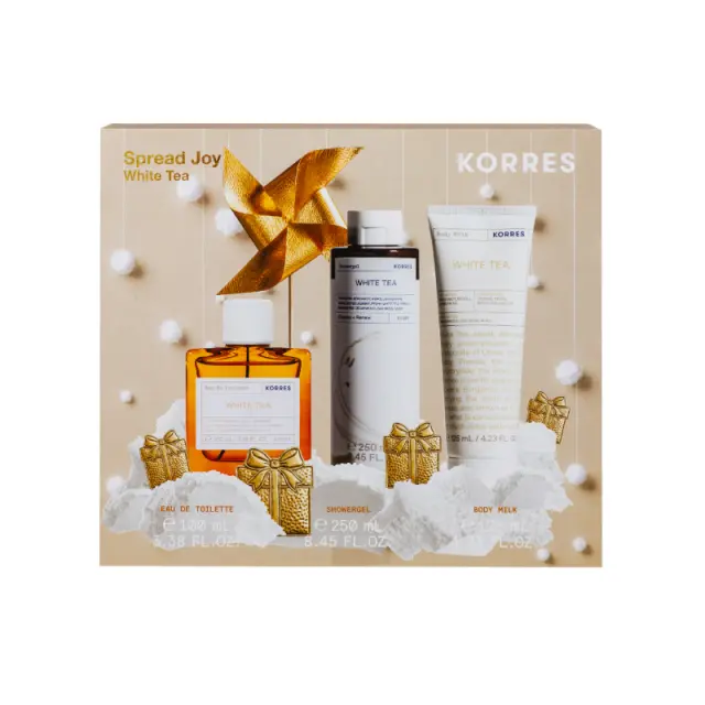 Set Spread Joy White Tea Eau De Toilette Γυναικείο Άρωμα 100ml & White Tea Showergel Αφρόλουτρο 250ml & White Tea Body Milk 125ml