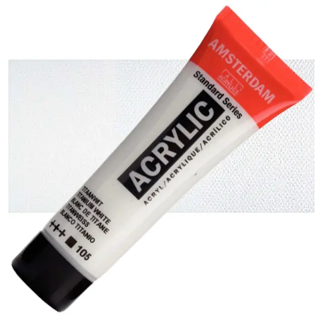 Ακρυλικό Talens Amsterdam 105 Titanium White - 20ml
