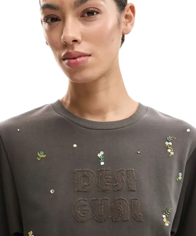 Desigual - Γυναικείο T-shirt Oporto 26SWTK09-2064 Γκρι 3