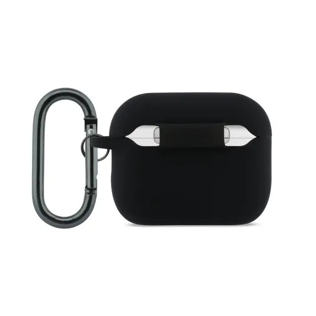 Lacoste Liquid Silicone Croc Logo Case for AirPods Pro 3 Black 3