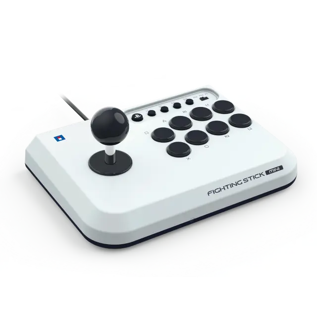 HORI - Fighting Stick Mini for PlayStation®5 - White - 8 inches by 6 inches - PlayStation 5