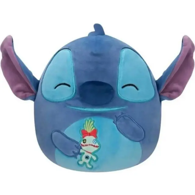 Λούτρινο Squishmallows Disney 20Cm Stitch Με Κουκλακι Scrump