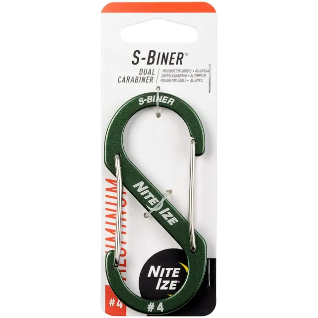 Καραμπινέρ Αντικειμένων NITE IZE S-BINER DUAL CARABINER Μεγ. 4 Λαδί