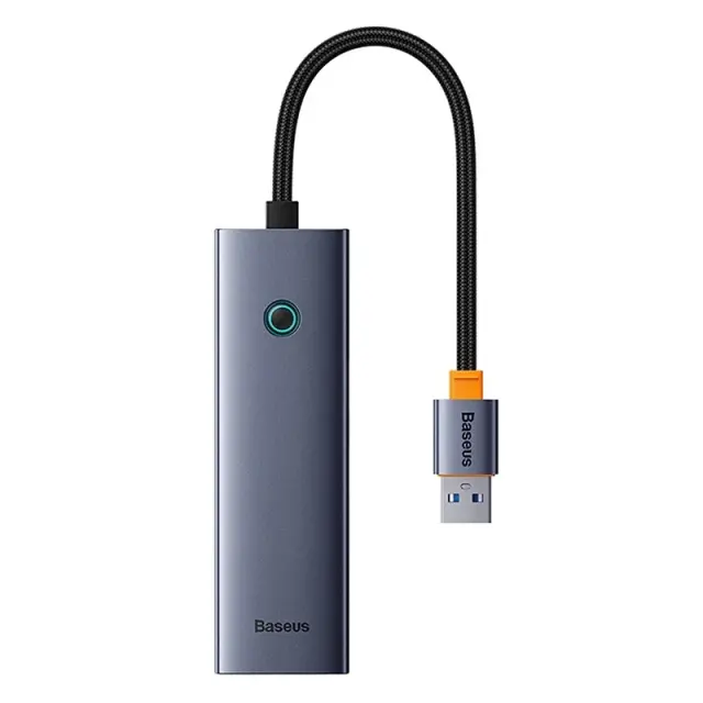 Hub 4in1 Baseus UltraJoy USB-A έως 4xUSB 3.0 (γκρι)