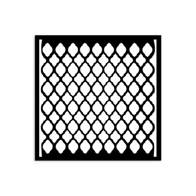 Thick Stencil 12x12cm, Stamperia,Timeless, Texture net