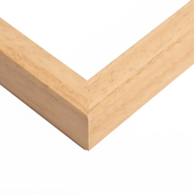 Κορνίζα ξύλινη 35x35cm τοίχου για φωτογραφία 35x35cm τζάμι κρύσταλλο ματ χρώμα φυσικό ξύλο (Κ 2033/83) 3