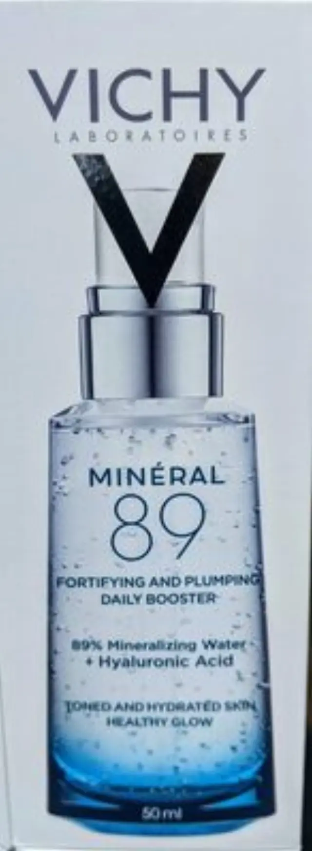 VICHY Mineral 89 Hyaluronic Acid Face Moisturizer Ενυδατικό Booster Προσώπου για Καθημερινή Χρήση, 50ml