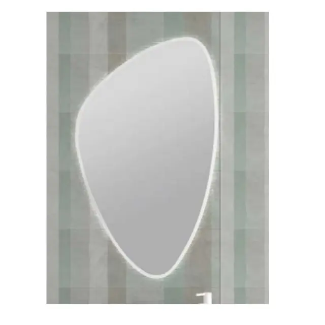 Hera Καθρέπτης Μπάνιου Led 97x66cm Λευκός